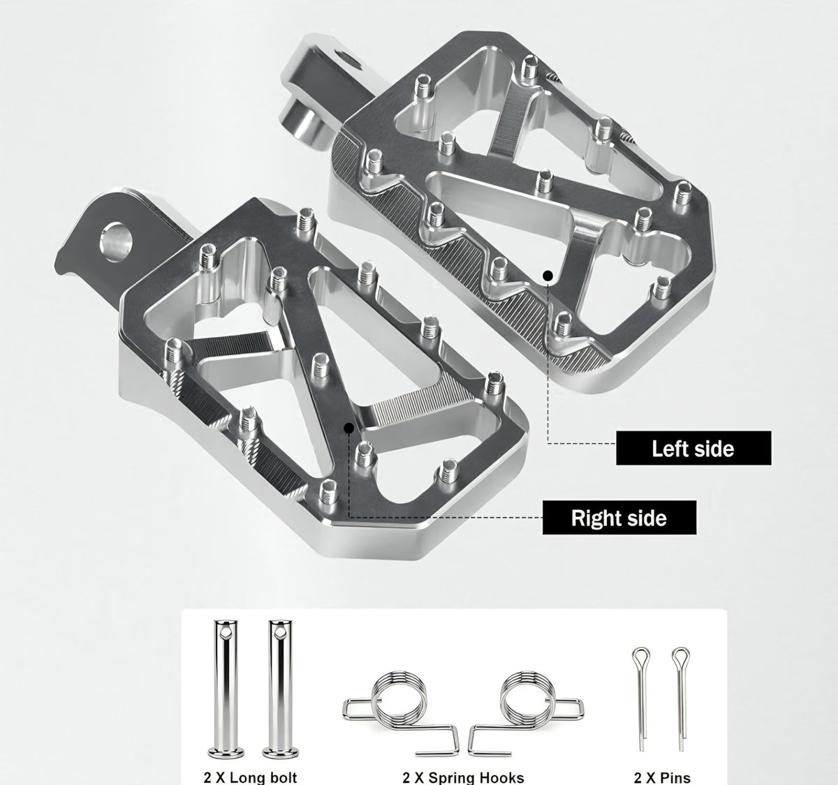Upgraded chrome CNC pegs for Tuttio Soleil 01