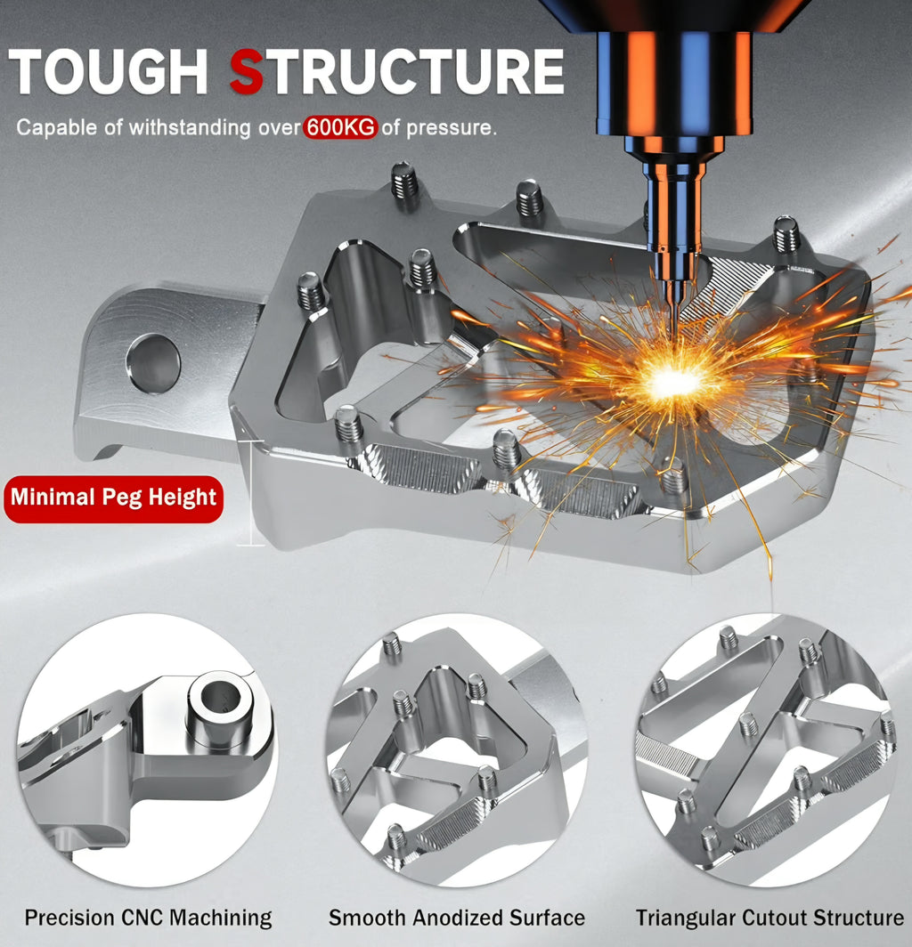 Upgraded chrome CNC pegs for Tuttio Soleil 01